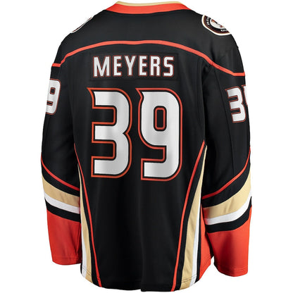 Ben Meyers Anaheim Ducks   Home Premier Breakaway  Jersey - Black