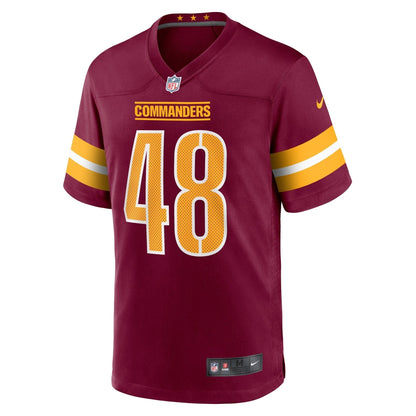 Sean Chandler Washington Commanders Nike  Game Jersey -  Burgundy
