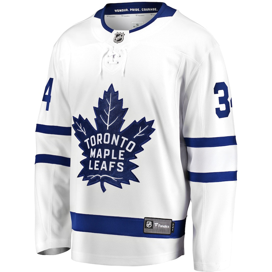 Toronto Maple Leafs Auston Matthews  Away Premier Breakaway  Jersey - White