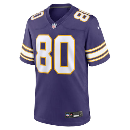 Cris Carter Minnesota Vikings Nike Classic Retired   Game Jersey - Purple