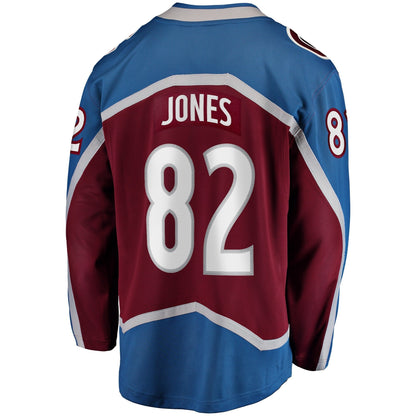 Caleb Jones Colorado Avalanche   Home Premier Breakaway  Jersey - Maroon