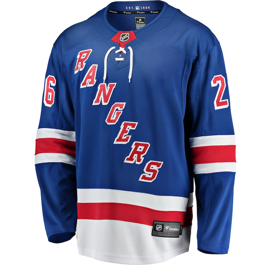 Jimmy Vesey New York Rangers   Home Breakaway  Jersey - Blue