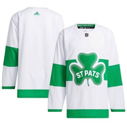 Toronto Maple Leafs   St. Patricks Alternate Primegreen   Jersey - White