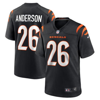 Tycen Anderson Cincinnati Bengals Nike Game   Jersey - Black