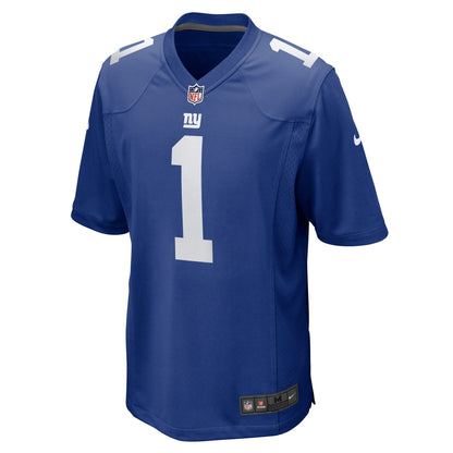 Malik Nabers New York Giants Nike    Game Jersey - Royal