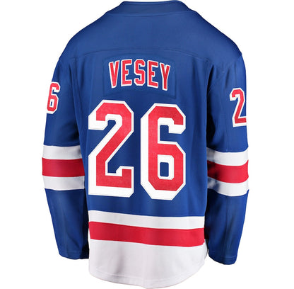 Jimmy Vesey New York Rangers   Home Breakaway  Jersey - Blue