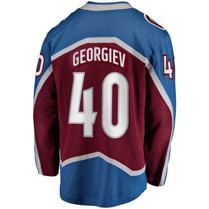 Alexandar Georgiev Colorado Avalanche   Home Breakaway  Jersey - Burgundy