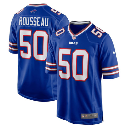 Gregory Rousseau Buffalo Bills Nike Game   Jersey - Royal