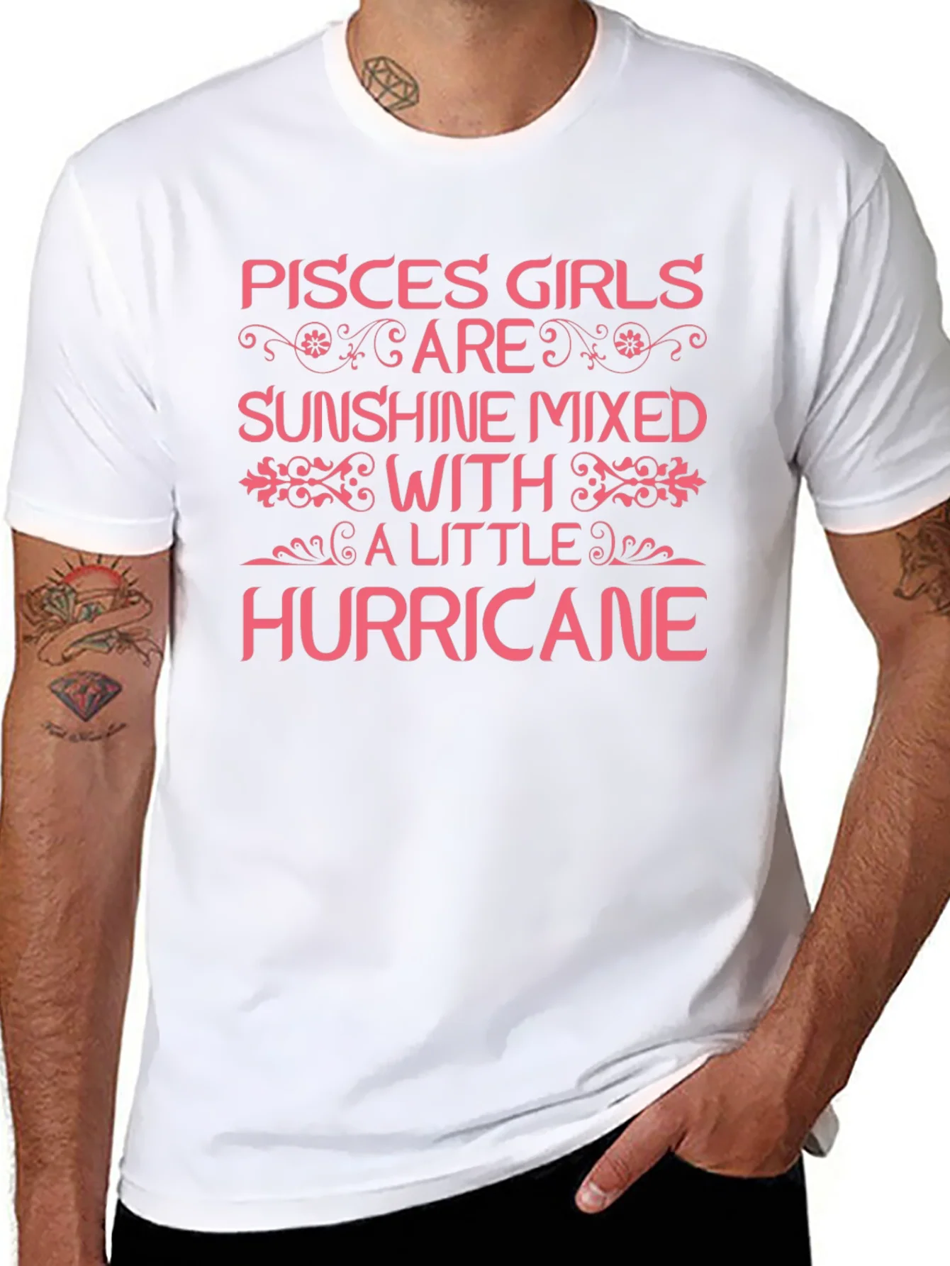 Pisces Girls Sunshine Hurricane Black T-Shirt