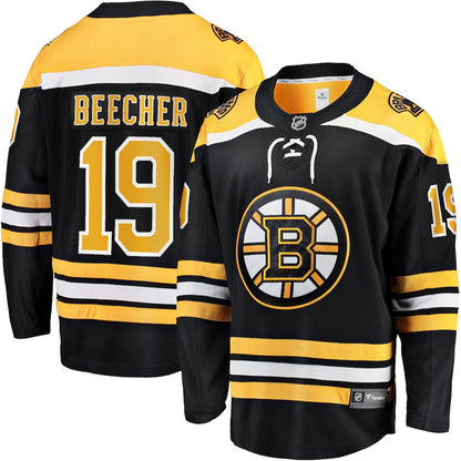 John Beecher Boston Bruins   Home Premier Breakaway  Jersey - Black