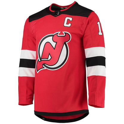 Nico Hischier New Jersey Devils   Home Primegreen   Jersey - Red