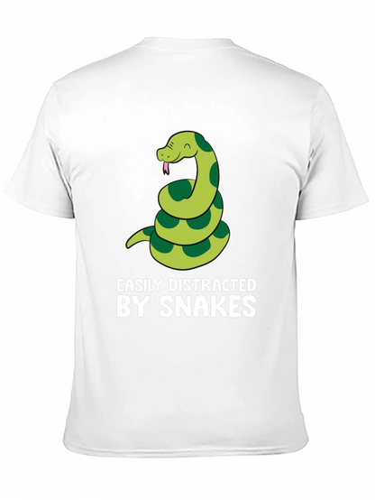 Easily Distracted By Snakes Graphic T-Shirt