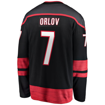 Dmitry Orlov Carolina Hurricanes   Home Breakaway Jersey - Black