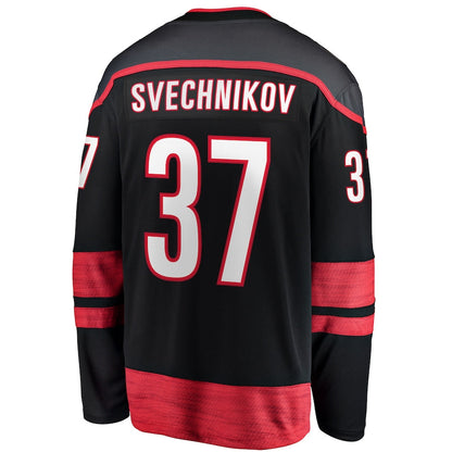 Andrei Svechnikov Carolina Hurricanes   Home Breakaway Jersey - Black