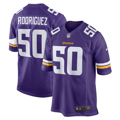 Levi Drake Rodriguez Minnesota Vikings Nike Game Jersey -  Purple