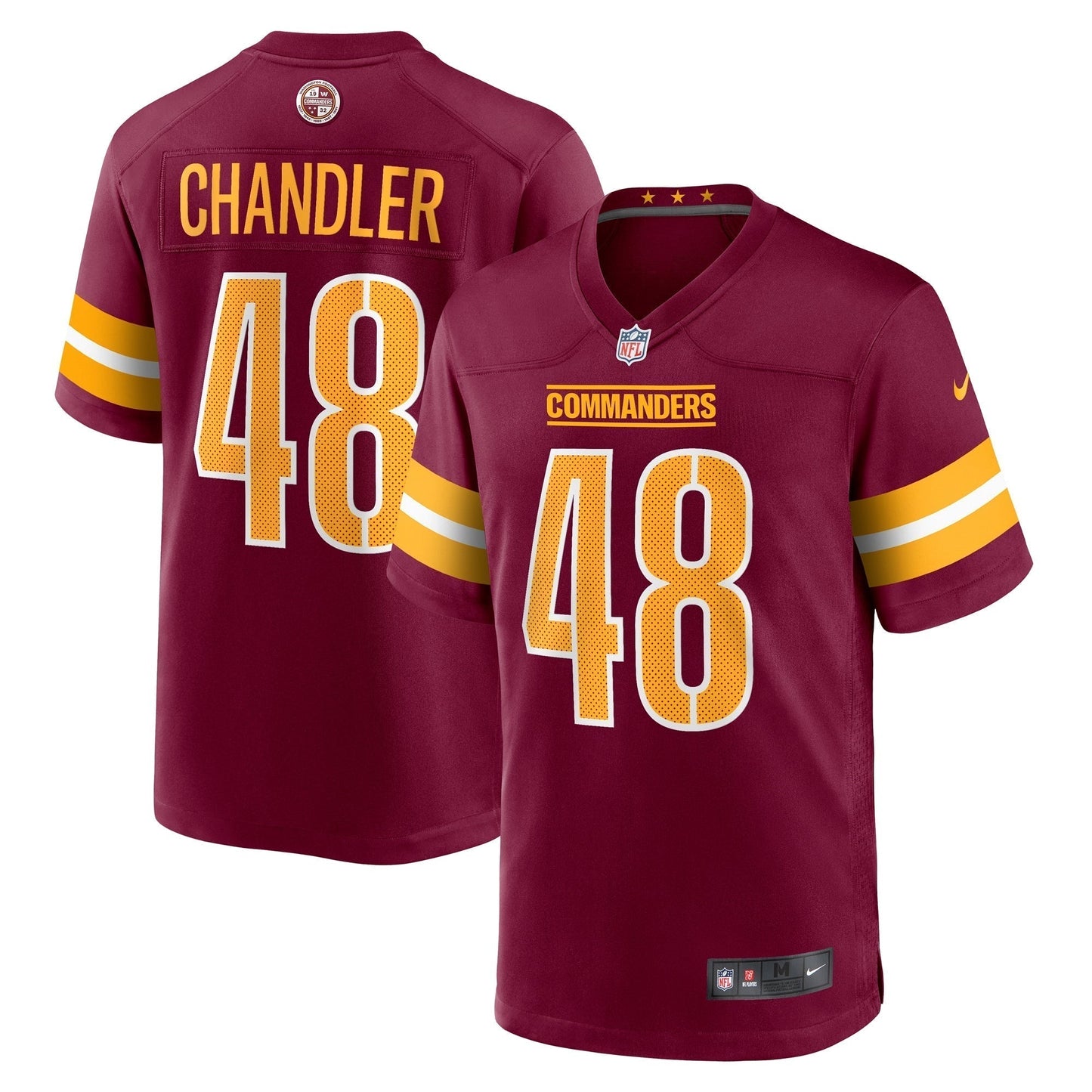 Sean Chandler Washington Commanders Nike  Game Jersey -  Burgundy