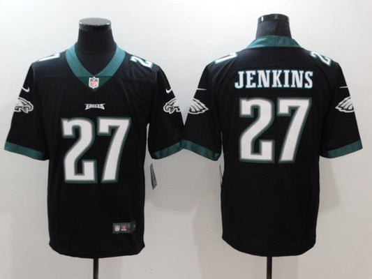 Men's Philadelphia Eagles Malcom Jenkins #27 Black Game Jersey1