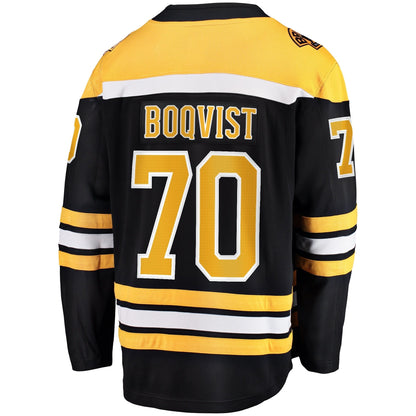 Jesper Boqvist Boston Bruins   Home Breakaway Jersey - Black