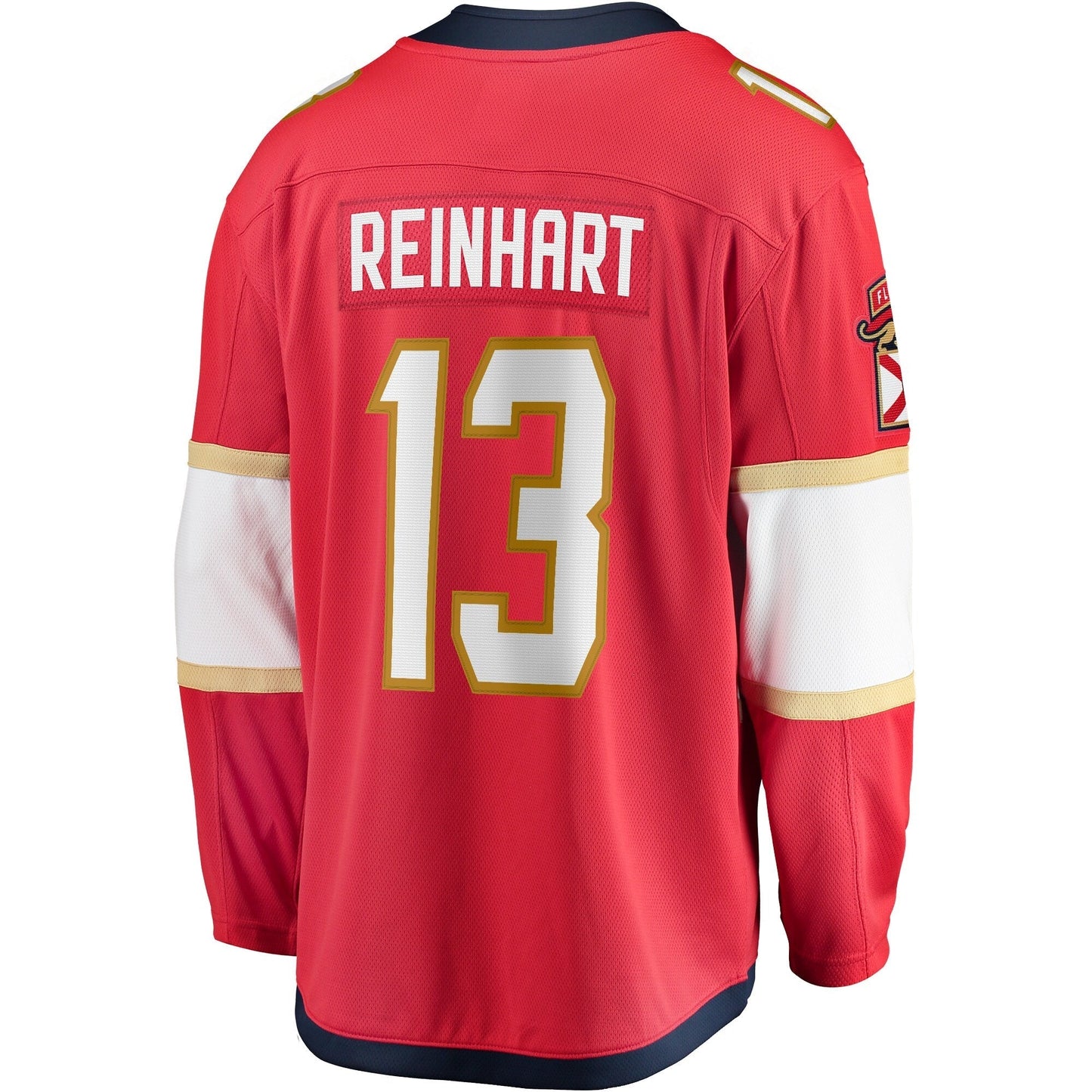 Sam Reinhart Florida Panthers   Home 2024 Stanley Cup Champions Breakaway  Jersey  Red