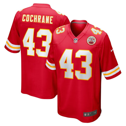 Jack Cochrane Kansas City Chiefs Nike Game   Jersey - Red