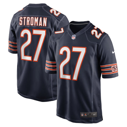 Greg Stroman Chicago Bears Nike Team Game Jersey -  Navy