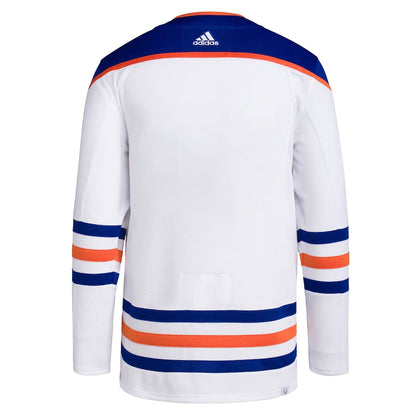 Edmonton Oilers   Men's Away Primegreen   Blank Jersey - White