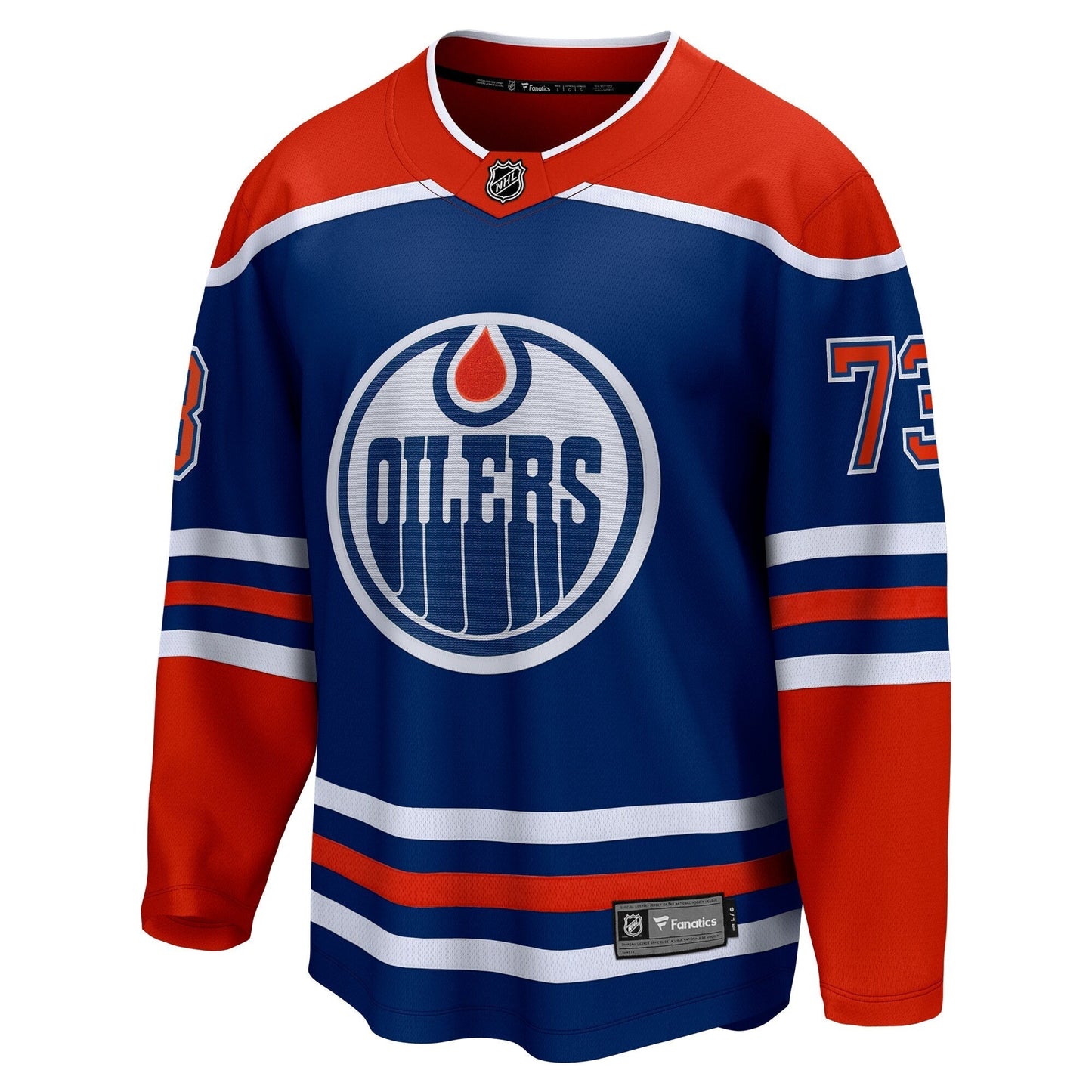Vincent Desharnais Edmonton Oilers   Home Premier Breakaway  Jersey - Royal