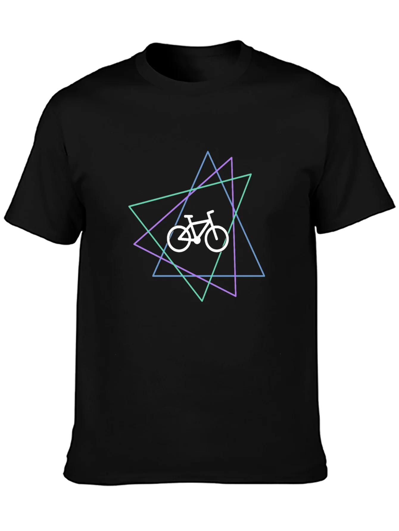 Geometric Bike Graphic T-Shirt