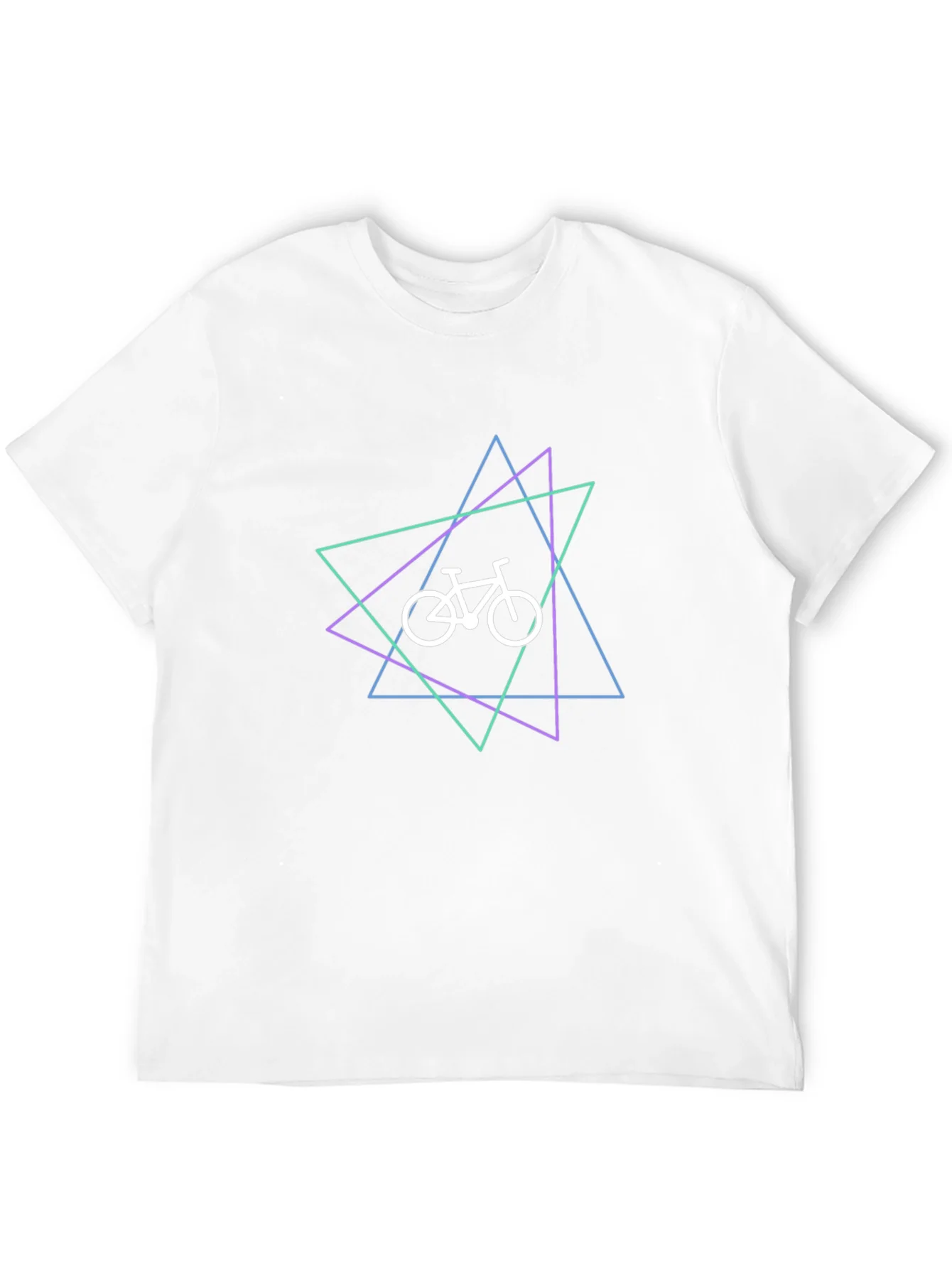 Geometric Bike Graphic T-Shirt