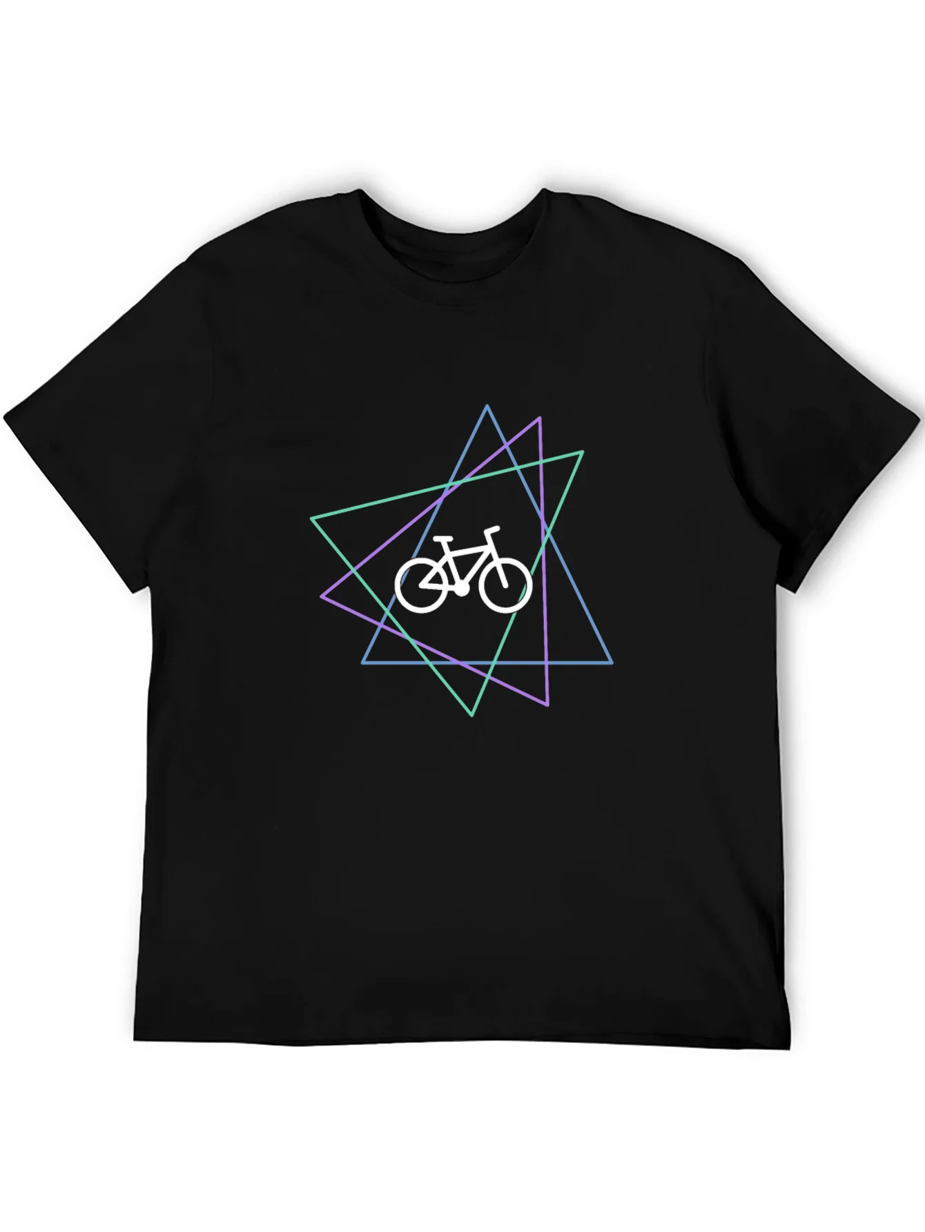 Geometric Bike Graphic T-Shirt