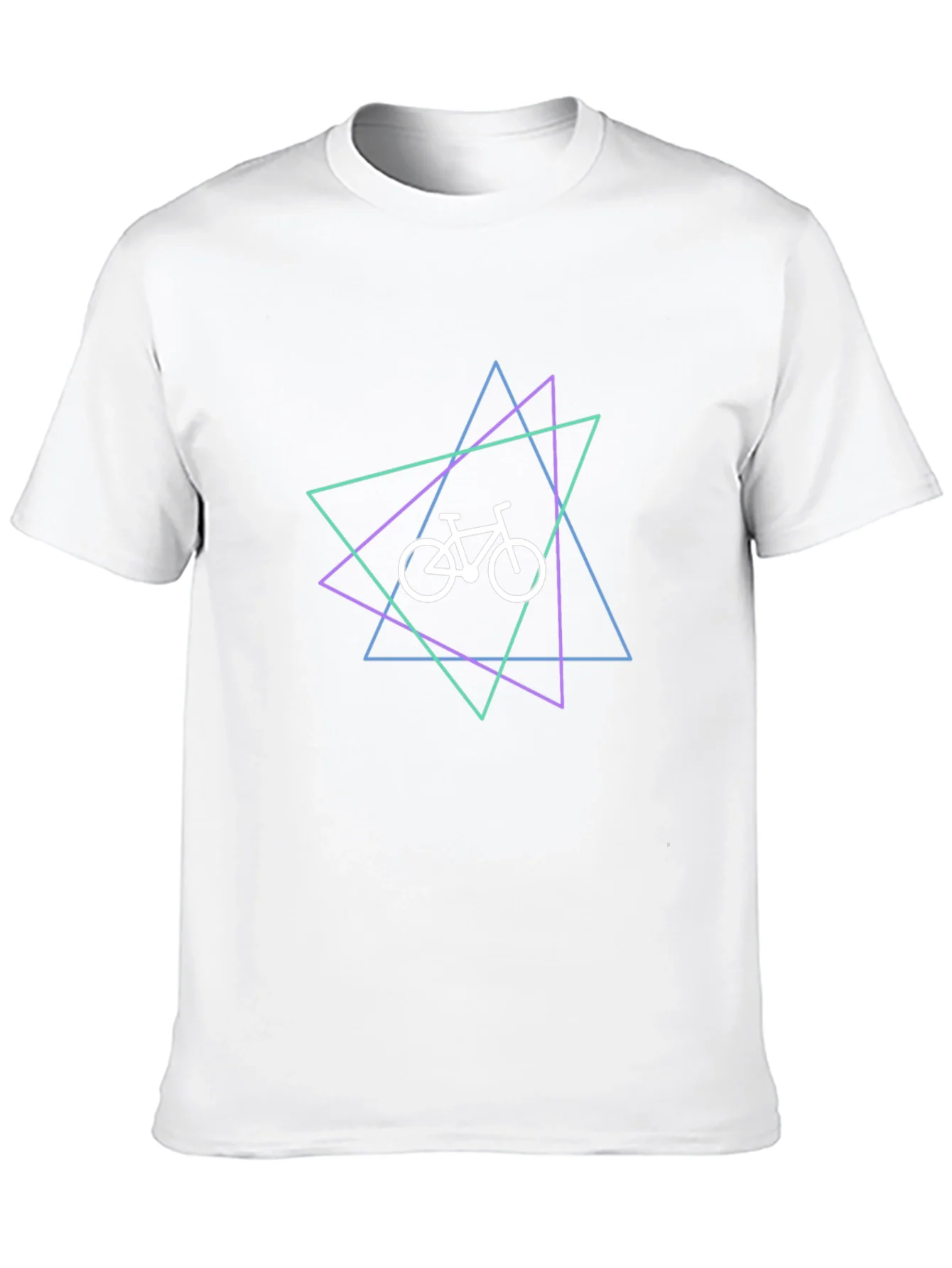 Geometric Bike Graphic T-Shirt