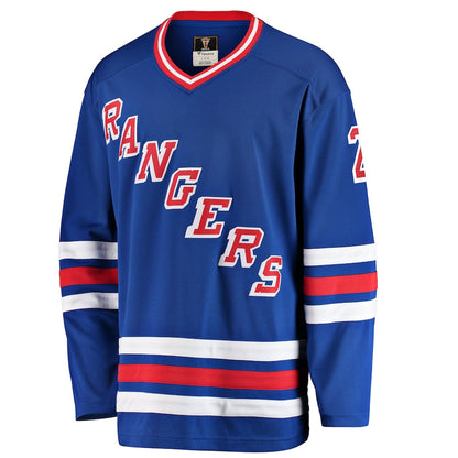 Brian Leetch New York Rangers   Premier Breakaway Retired  Jersey - Blue