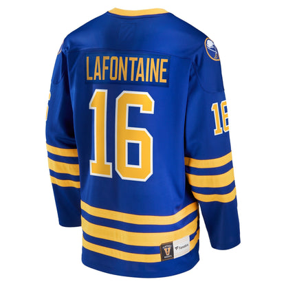 Pat LaFontaine Buffalo Sabres   Breakaway Retired  Jersey - Royal