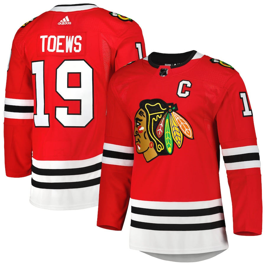 Jonathan Toews Chicago Blackhawks   Primegreen   Pro  Jersey - Red