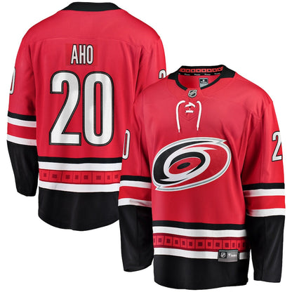 Sebastian Aho Carolina Hurricanes   Alternate Breakaway  Jersey - Red