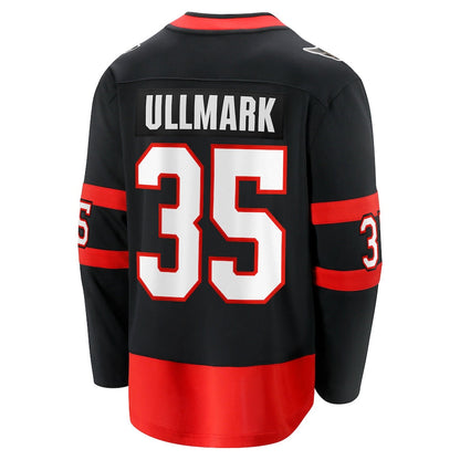 Linus Ullmark Ottawa Senators   Home Premier Breakaway  Jersey - Black