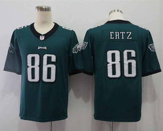 Men's Philadelphia Eagles Zach Ertz #86 Midnight Green Game Jersey1