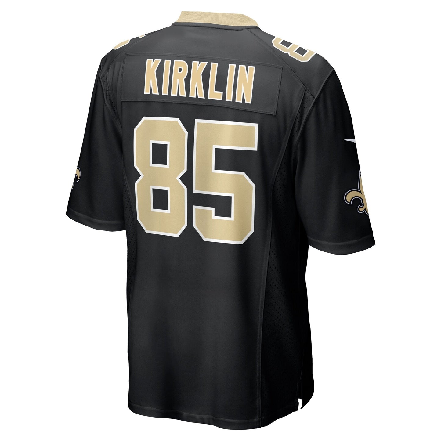 Jontre Kirklin New Orleans Saints Nike Team Game Jersey -  Black