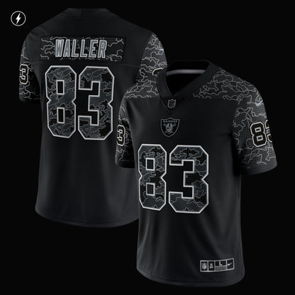 Darren Waller Las Vegas Raiders Nike RFLCTV Limited Jersey - Black