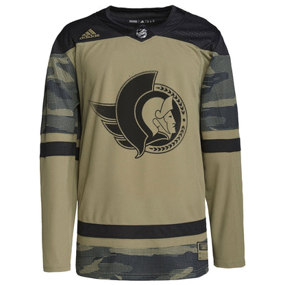 Ottawa Senators   Logo Military Appreciation Team   Practice Jersey - Camo