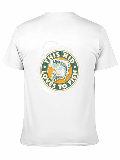 This Kid Loves to Fish Graphic T-Shirt