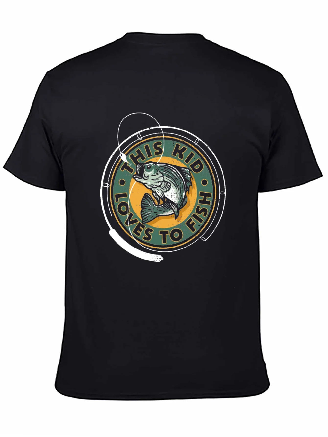 This Kid Loves to Fish Graphic T-Shirt