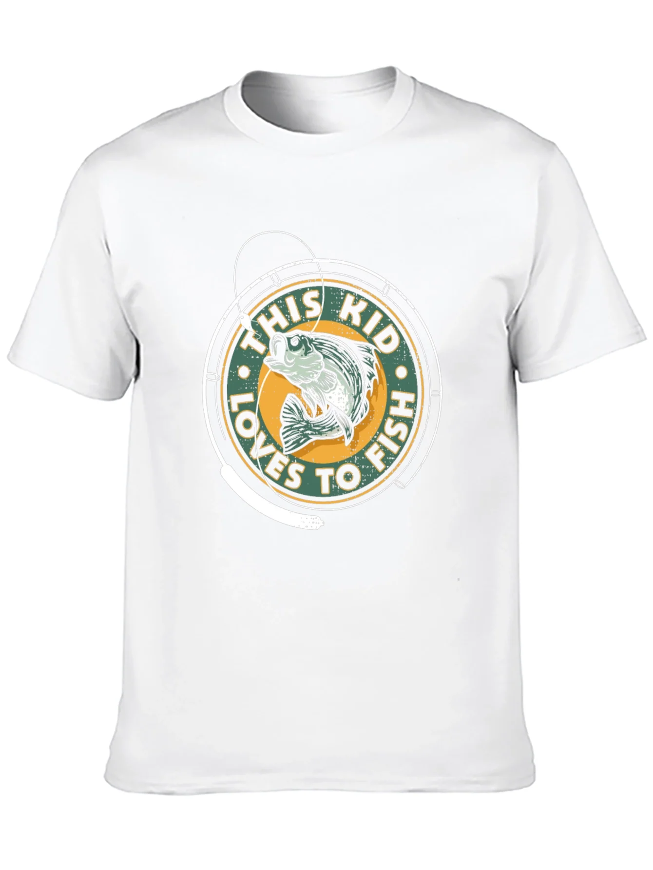 This Kid Loves to Fish Graphic T-Shirt