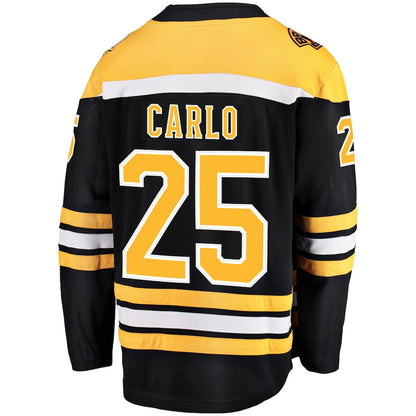 Brandon Carlo Boston Bruins   Home Breakaway  Jersey - Black