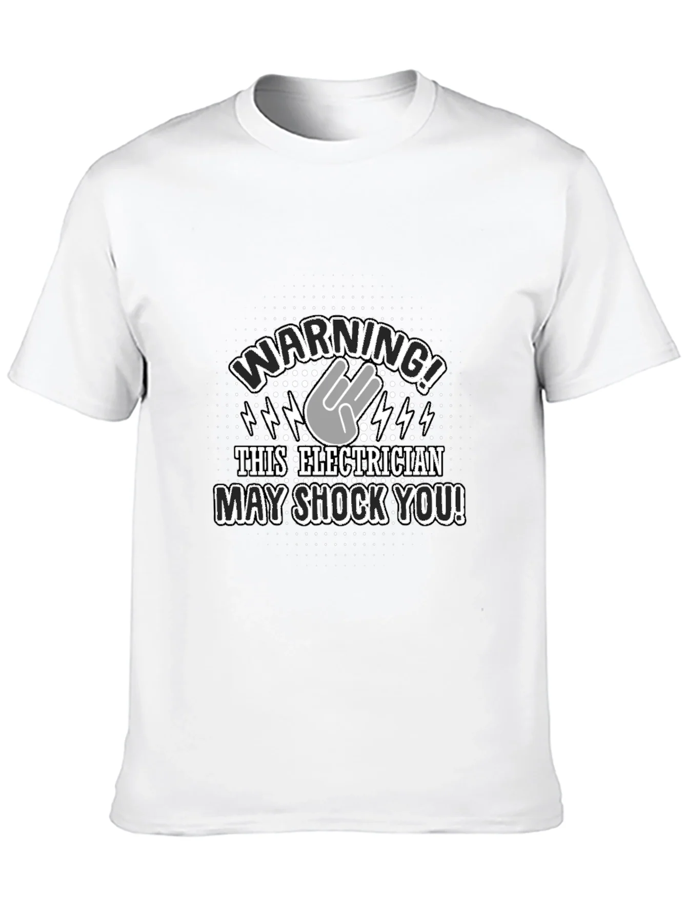 Warning! Electrician T-Shirt - Funny Electric Shock Design