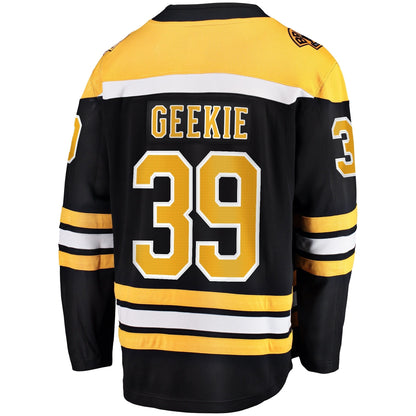 Morgan Geekie Boston Bruins   Home Breakaway Jersey - Black