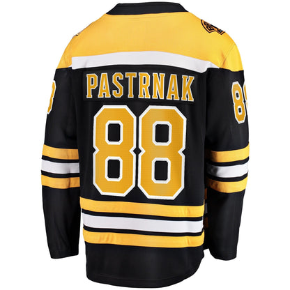 David Pastrnak Boston Bruins   Home Breakaway Jersey - Black