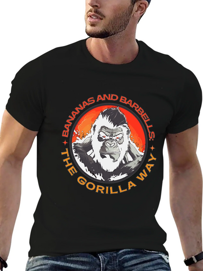 Bananas and Barbells Gorilla T-Shirt