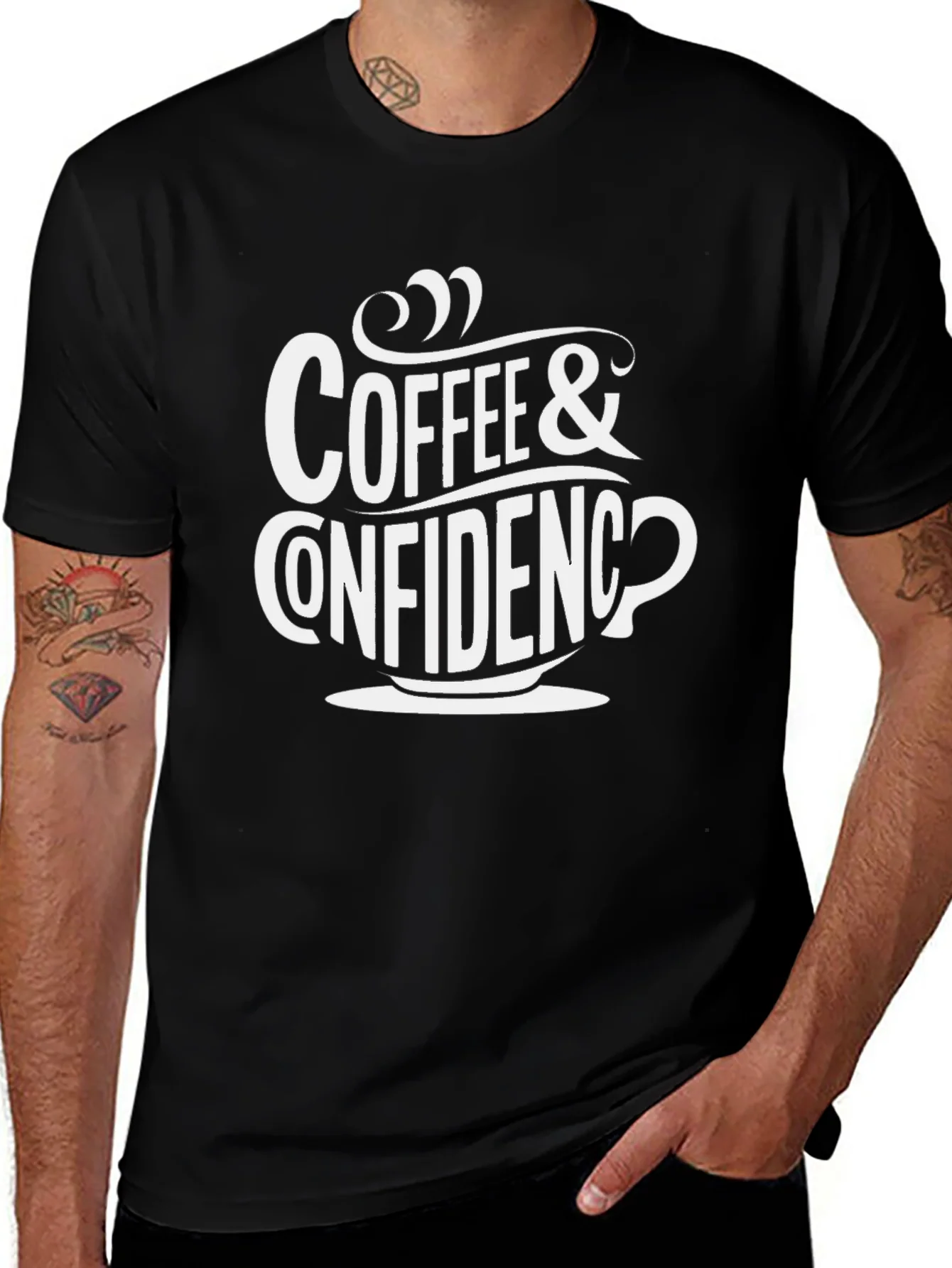 Coffee & Confidence Graphic Tee