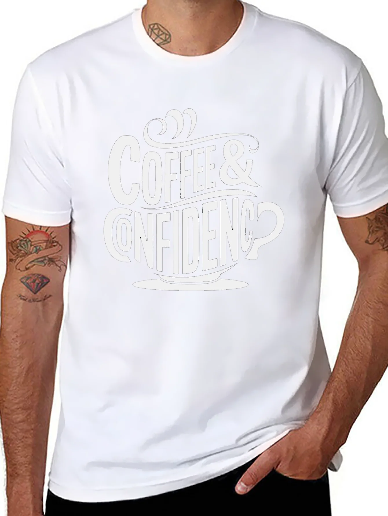Coffee & Confidence Graphic Tee